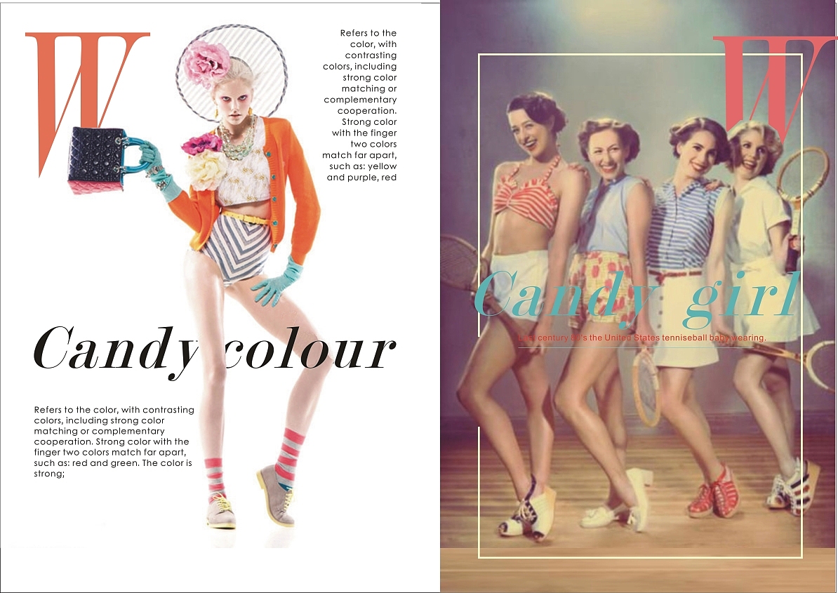 W杂志春季宣传画册