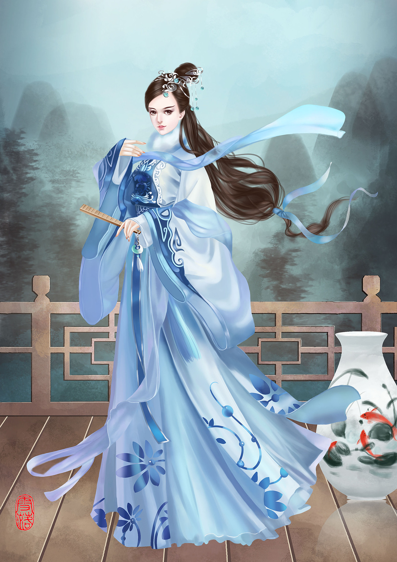 古风手绘练习(临摹)