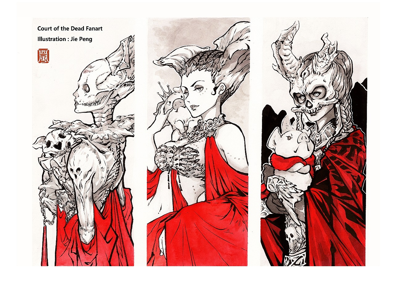 《墨》似动而静（12p）（图ZMTkxMzE3MDc2） - 商业插画 - 站酷设计师西风XiFeng原创素材 - 站酷ZCOOL