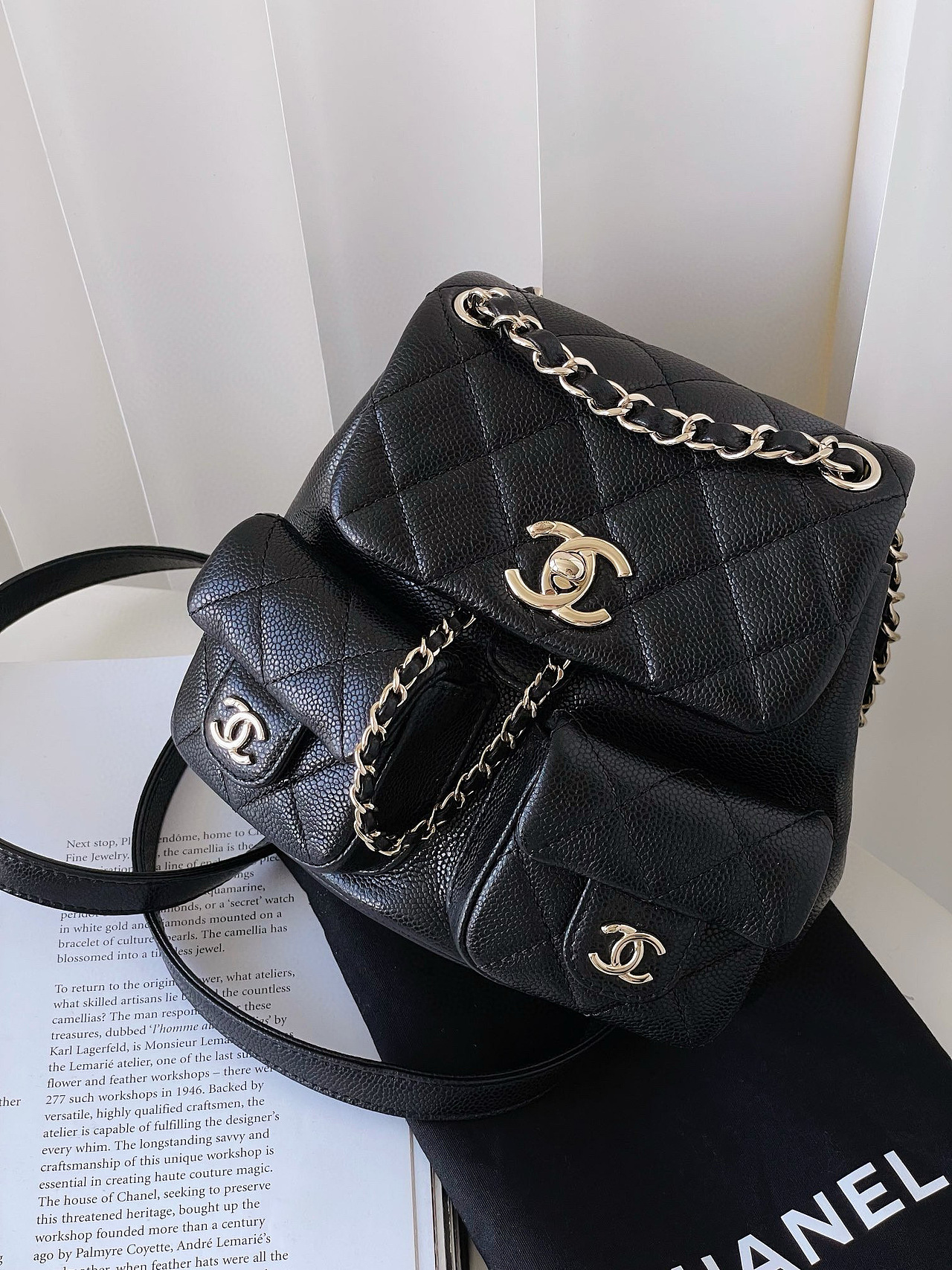 Chanel duma双肩包（图ZMzczMDIzODI0） - 产品摄影 - 站酷设计师joyiGuan原创素材 - 站酷ZCOOL