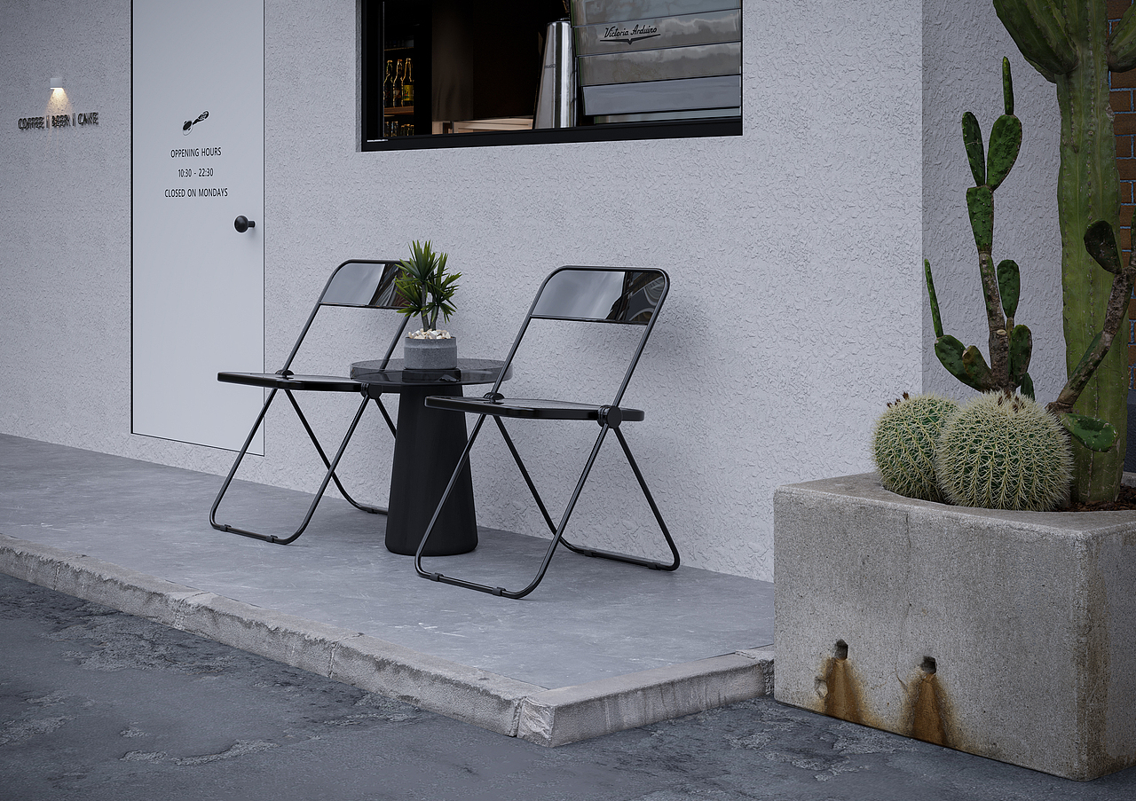 今天的砖依旧烫手,街对面咖啡店是我不敢奢求得温柔