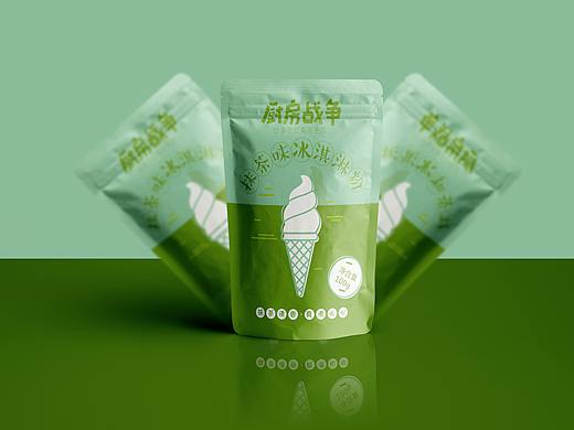 抹茶冰淇淋包装袋
