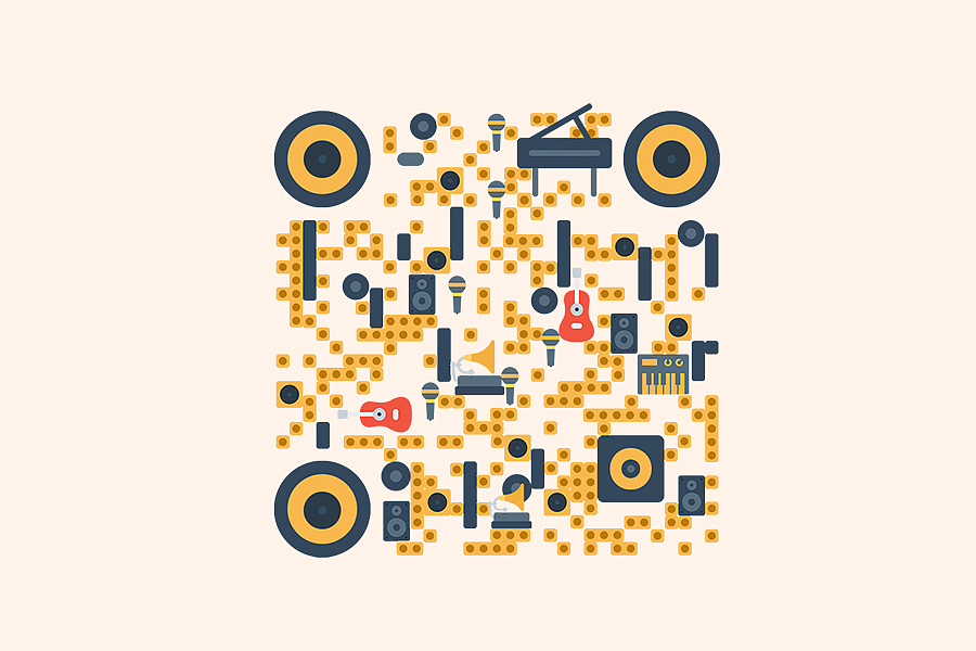 微信公众号艺术二维码（图ZODkxNzY1OTY=） - 艺术插画 - 站酷设计师草帽和拖鞋原创素材 - 站酷ZCOOL