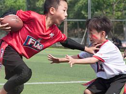 儿童橄榄球拍摄花絮