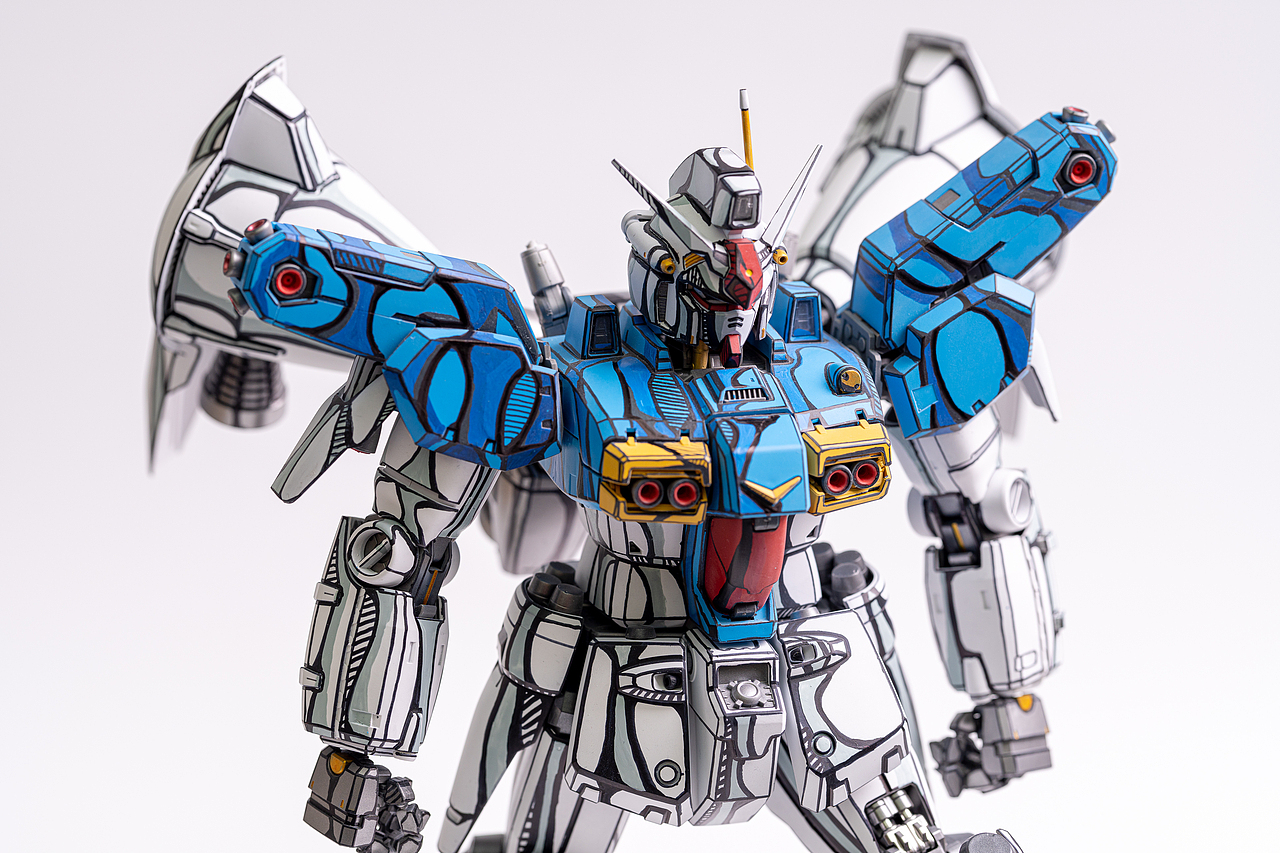高达 pg GP01 瞎涂（图ZMTkyMjY1NjQw） - 手办/模玩 - 站酷设计师胶脑原创素材 - 站酷ZCOOL