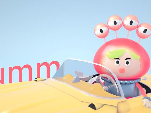 C4D 《小怪兽们》