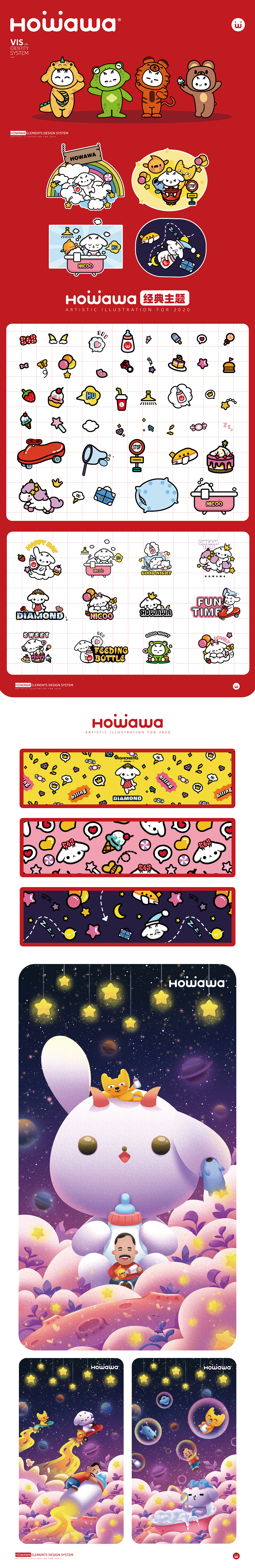 好娃娃母婴类IP塑造案丨HOWAWA（图ZMjUwNDI3NDI4） - IP形象 - 站酷设计师GIDEA极限互动原创素材 - 站酷ZCOOL