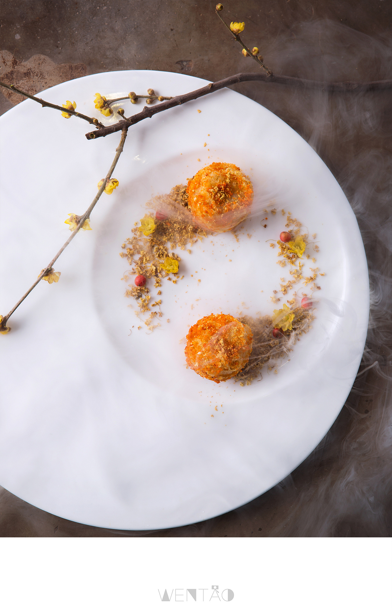 之前在杭州热土庄园拍的一组分子美食料理.