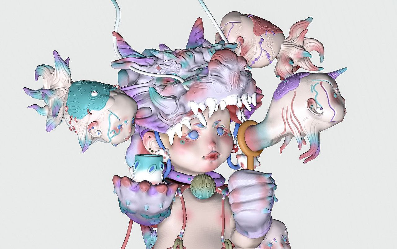 《妙法自然》（图ZMjYzNzMzODgw） - 人物/生物 - 站酷设计师咸鱼画饼原创素材 - 站酷ZCOOL