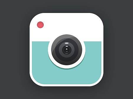 相机icon练习|扁平化&半写实风格