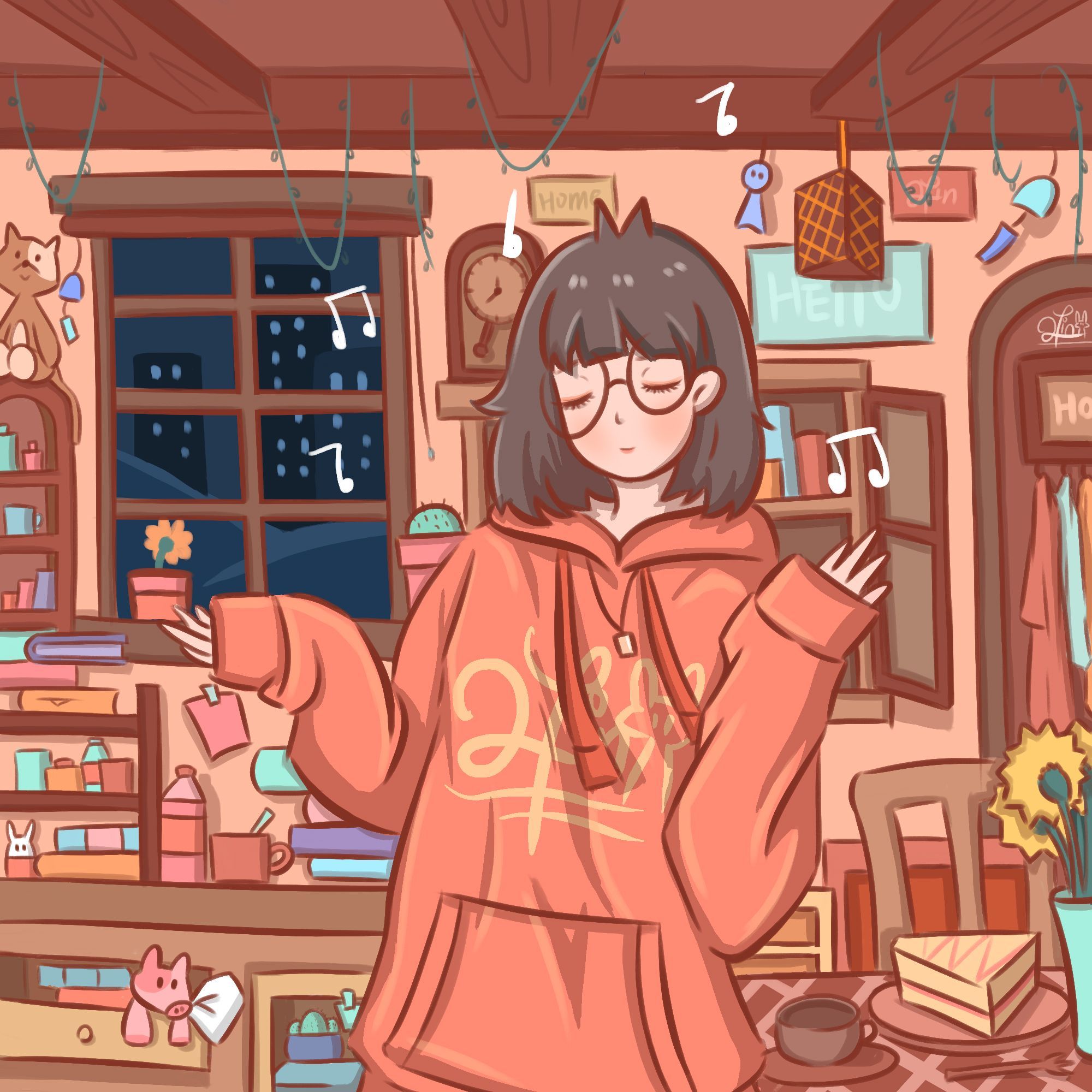 《关于我的闲暇时光》|插画|插画习作|zyin_ - 原创作品 - 站酷