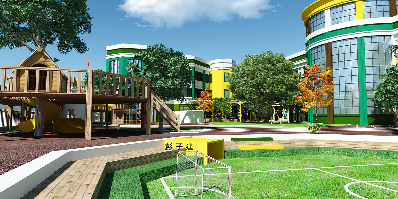 幼儿园设计（图ZMTMyMTc5OTA4） - 景观设计 - 站酷设计师彭子建原创素材 - 站酷ZCOOL