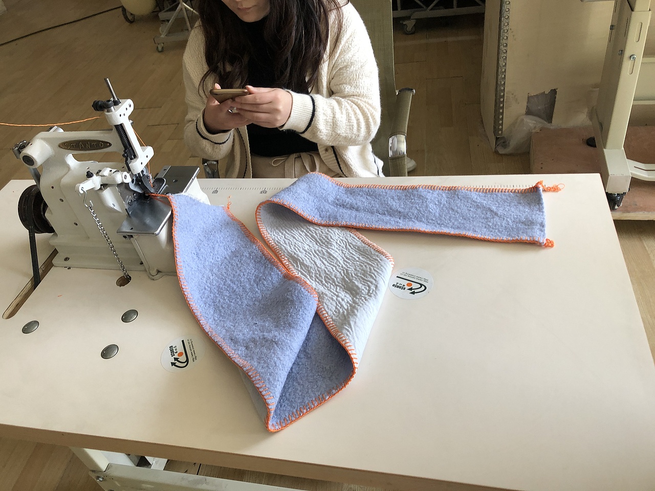 双面一字贝形拷边机,双面一样的仿钩针贝形机,18型