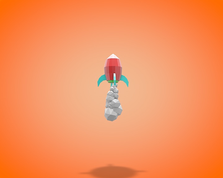 低多边形火箭发射（图ZMTk5Mjg3ODA=） - Motion Graphic - 站酷设计师haqiuyizu原创素材 - 站酷ZCOOL
