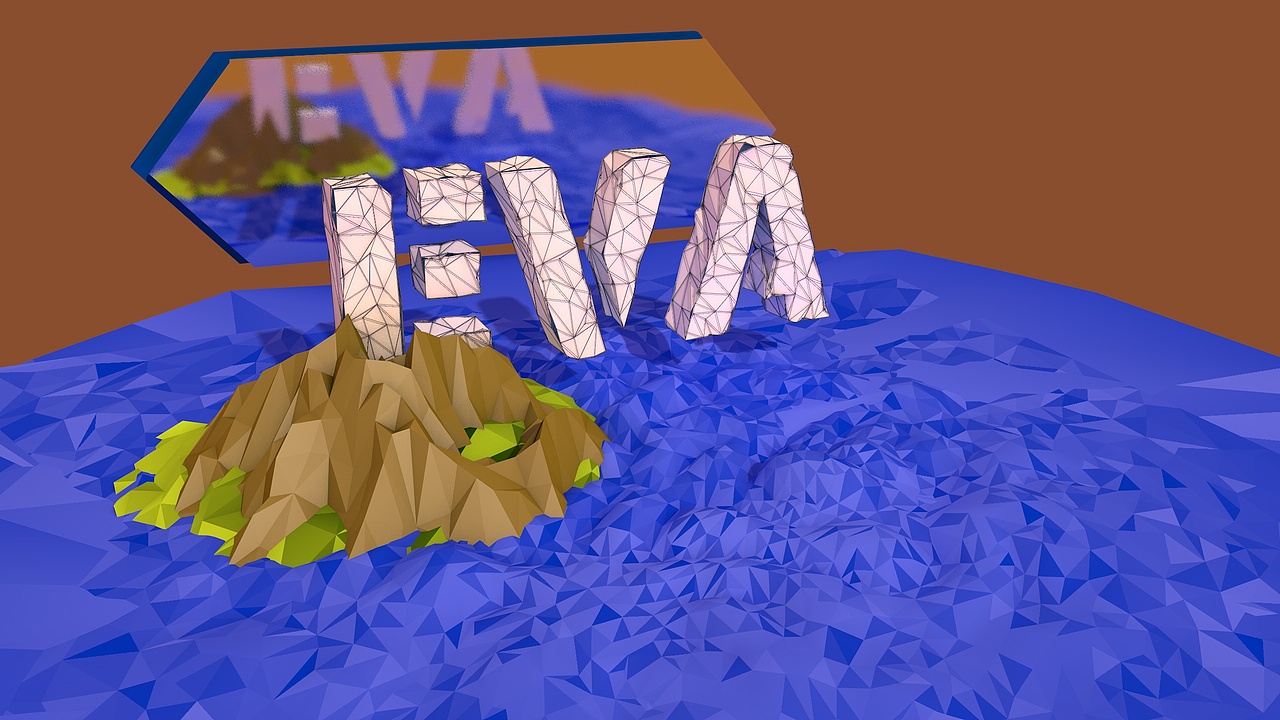 C4D 低面场景尝试（图ZMjU0NDg3MjQ=） - 场景 - 站酷设计师ljkund原创素材 - 站酷ZCOOL