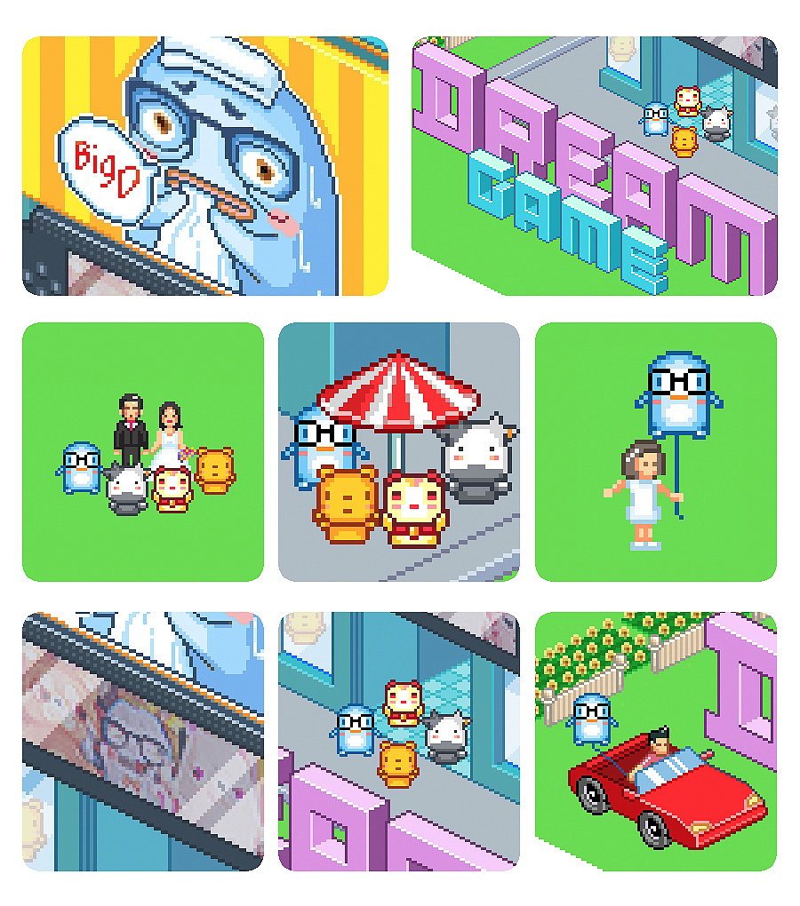 Bigd country for pixel（图ZNTMyODg3NjA=） - 商业插画 - 站酷设计师张小碗儿原创素材 - 站酷ZCOOL