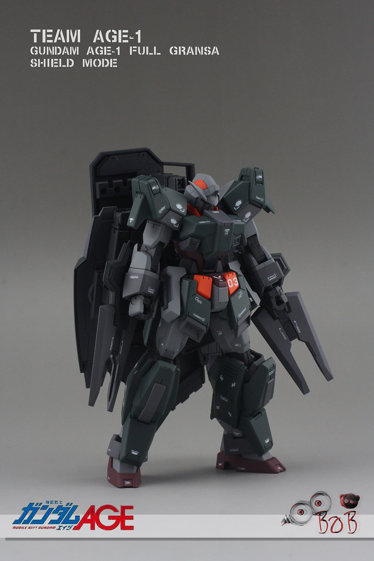 HG GUNDAM AGE-1 FULL GRANSA SHIELD MODE（圖ZMTI0MzA1MzI4） - 手辦/模玩 - 站酷設(shè)計(jì)師BOB_Hobby原創(chuàng)素材 - 站酷ZCOOL