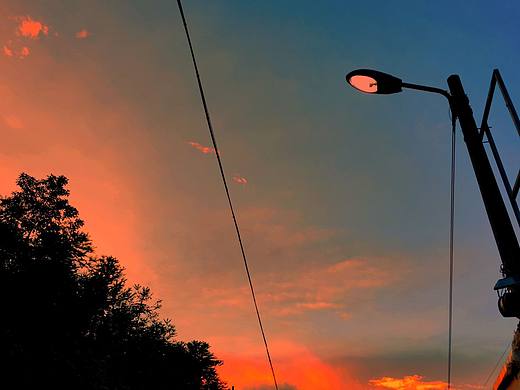 老家那边的傍晚