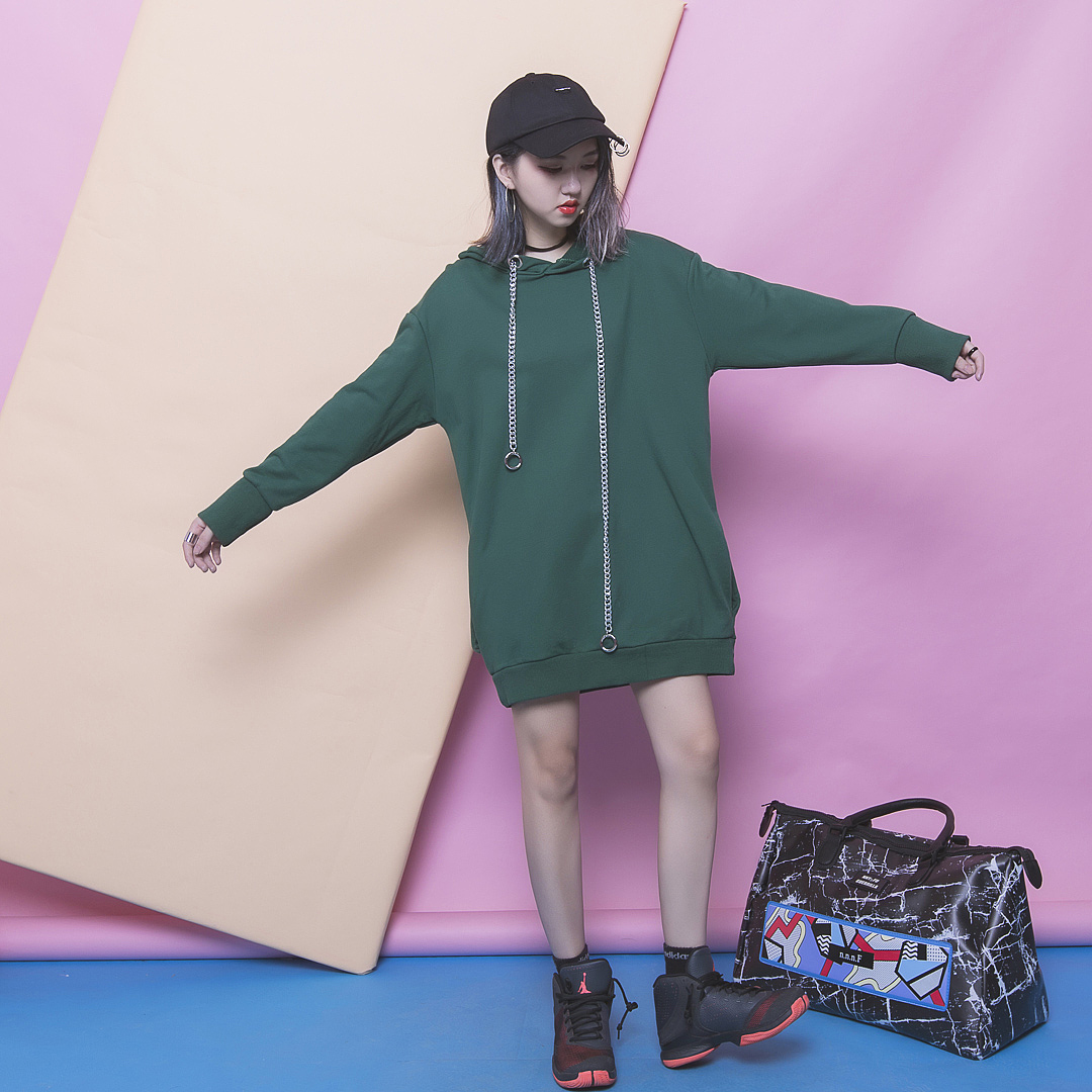 Personality欧美街头中长款卫衣BF（图ZNTk5MTEwNTY=） - 休闲/流行服饰 - 站酷设计师kevin品牌设计原创素材 - 站酷ZCOOL