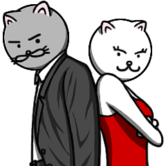 微信表情 史喵斯夫妇