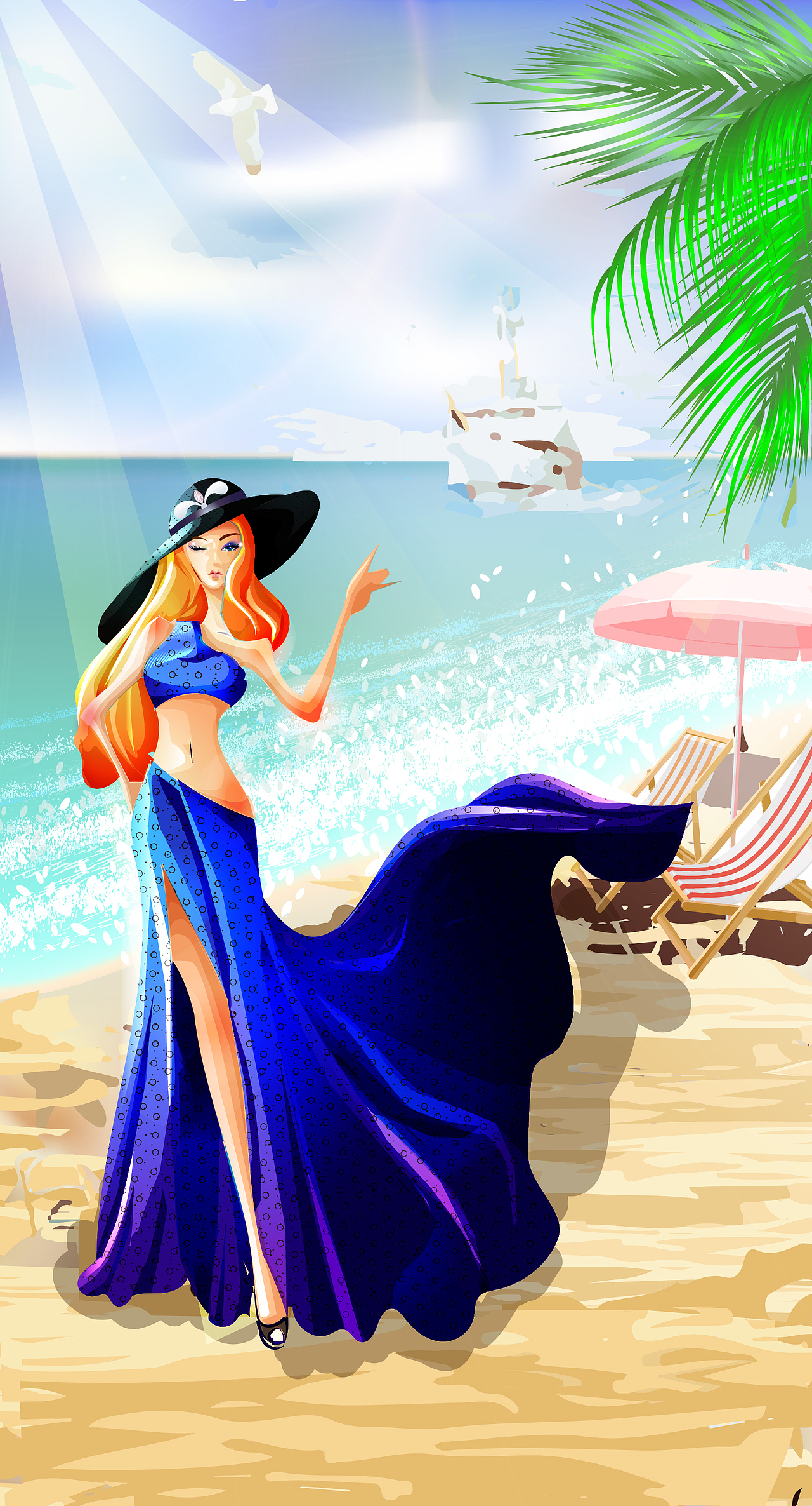 原创时尚插画（图ZMTAwNDk0MDE2） - 艺术插画 - 站酷设计师art妞妞原创素材 - 站酷ZCOOL