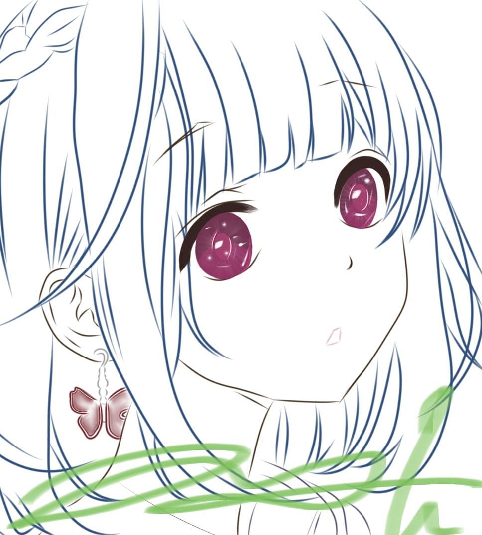 【24h】线稿头像,半身