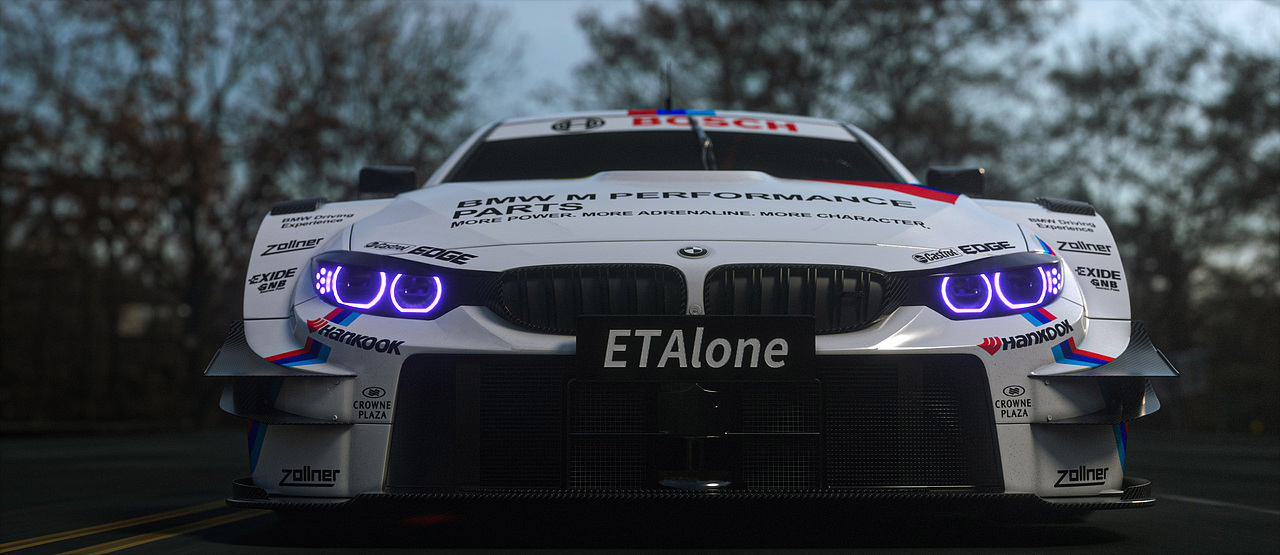 宝马M4 DTM赛车渲染（图ZMjMwNTk1NDA0） - 机械/交通 - 站酷设计师ETAlone原创素材 - 站酷ZCOOL