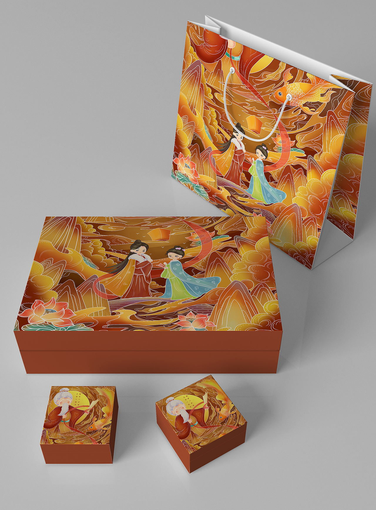 月老一线牵（图ZMzIzMTYxODA4） - 商业插画 - 站酷设计师二依原创素材 - 站酷ZCOOL