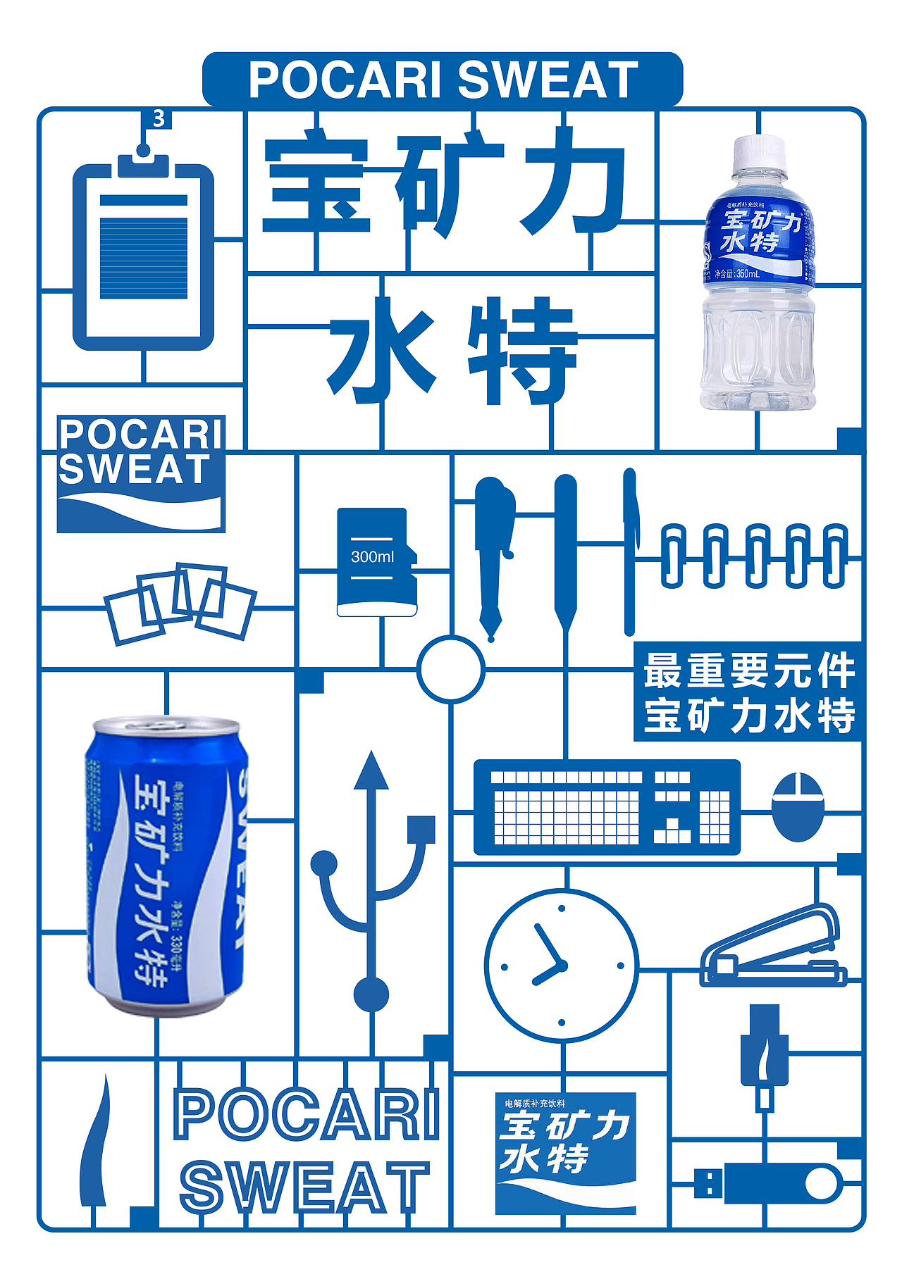 最重要元件——宝矿力水特