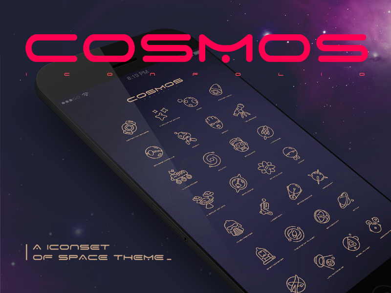《A COSMOS ICONSET | 宇宙图标集》