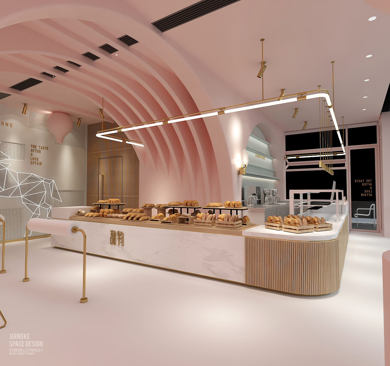 广州湛江佛山烘焙屋蛋糕店甜品店咖啡厅装修设计|空间|家装设计|品艺装饰 - 原创作品 - 站酷 (ZCOOL)