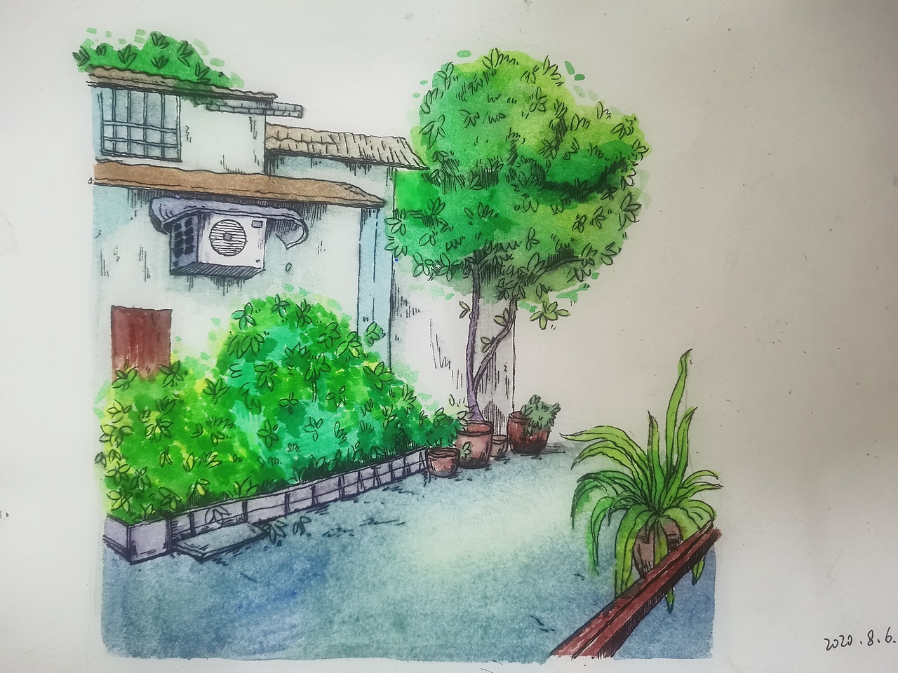 风景（图ZMjIwMTkzMjY4） - 绘画 - 站酷设计师這個名字原创素材 - 站酷ZCOOL
