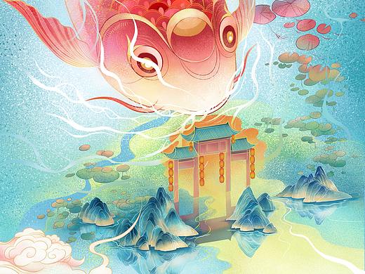 锦鲤（个人主页-ZNDgxNjg0ODQ=） - 创作习作 - 站酷设计师青菏原创素材 - 站酷ZCOOL
