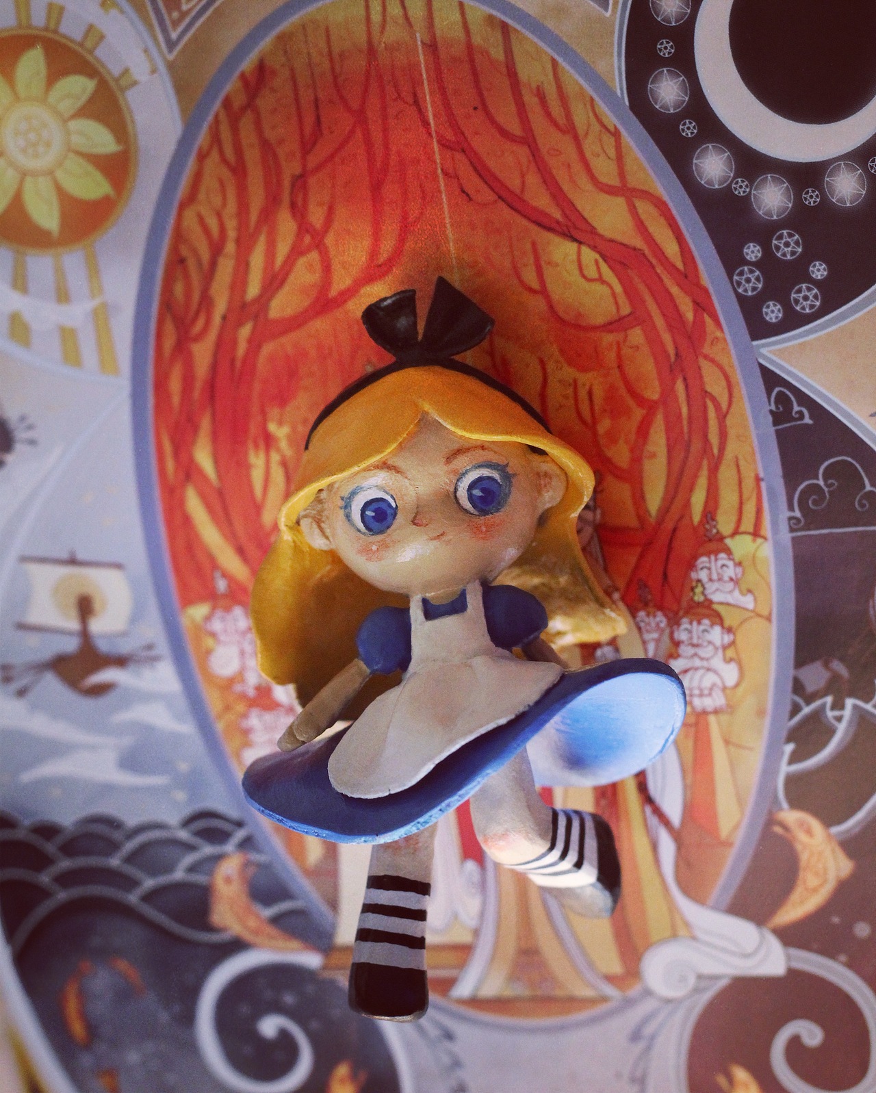 爱丽丝游仙境-插画到实体化（图ZNjMyMjM1NzY=） - 其他手工艺 - 站酷设计师candyjiang原创素材 - 站酷ZCOOL