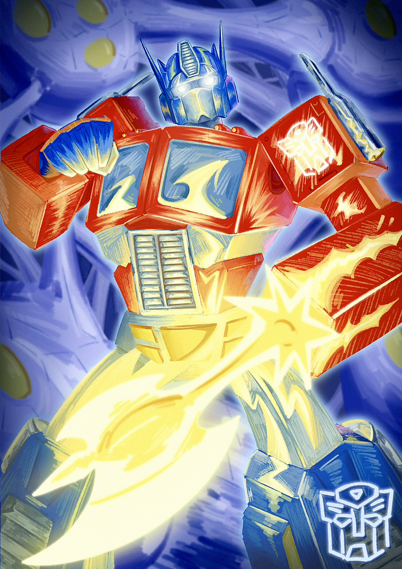 同人插的变形金刚（图ZMzU1NDE0MzAw） - 创作习作 - 站酷设计师CuRRy3原创素材 - 站酷ZCOOL