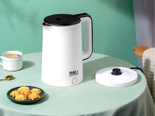 深圳产品摄影  南极人热水壶图片拍摄 惠州产品拍摄