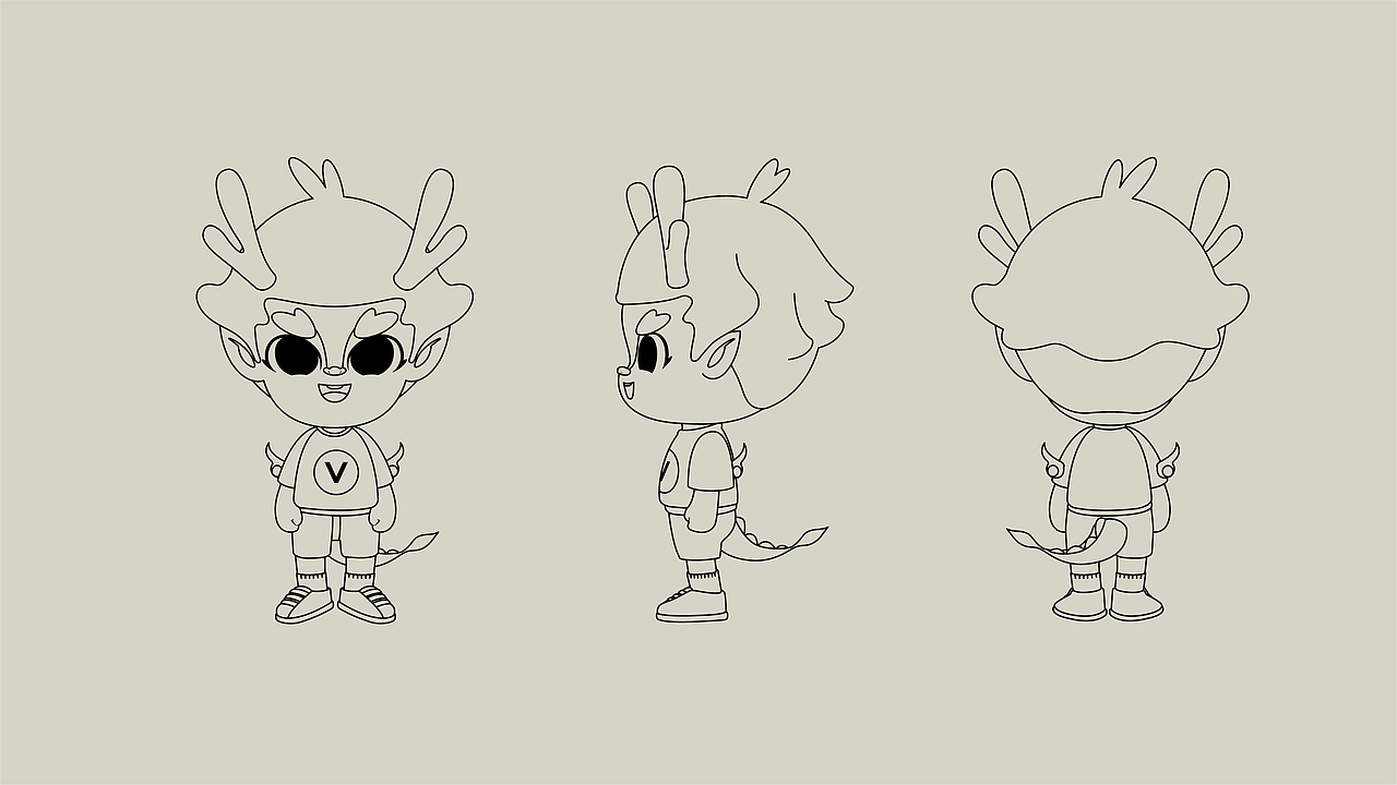 万科吉祥物（图ZMjgzMTA2Mjcy） - IP形象 - 站酷设计师哒哒哒哒先生原创素材 - 站酷ZCOOL