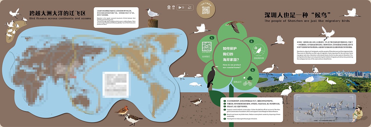 深圳湾公园湿地主题解说牌(图ZMjk1MDM4Mzg4) - 图案 - 站酷设计师tofu豆腐原创素材 - 站酷ZCOOL