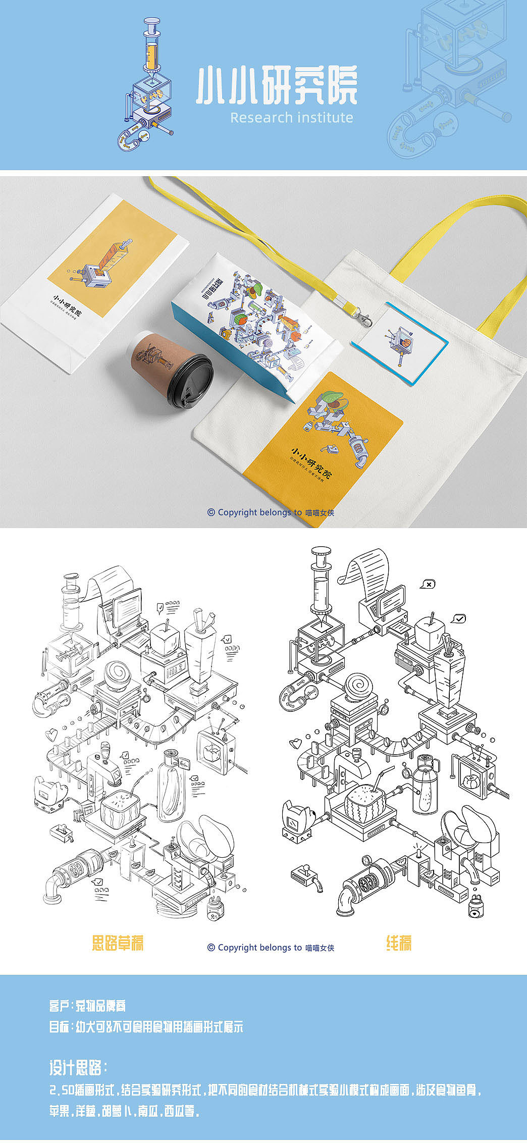 【商稿】宠物品牌海报2.5D（图ZMjA2NTc0ODIw） - 商业插画 - 站酷设计师喵喵女侠原创素材 - 站酷ZCOOL
