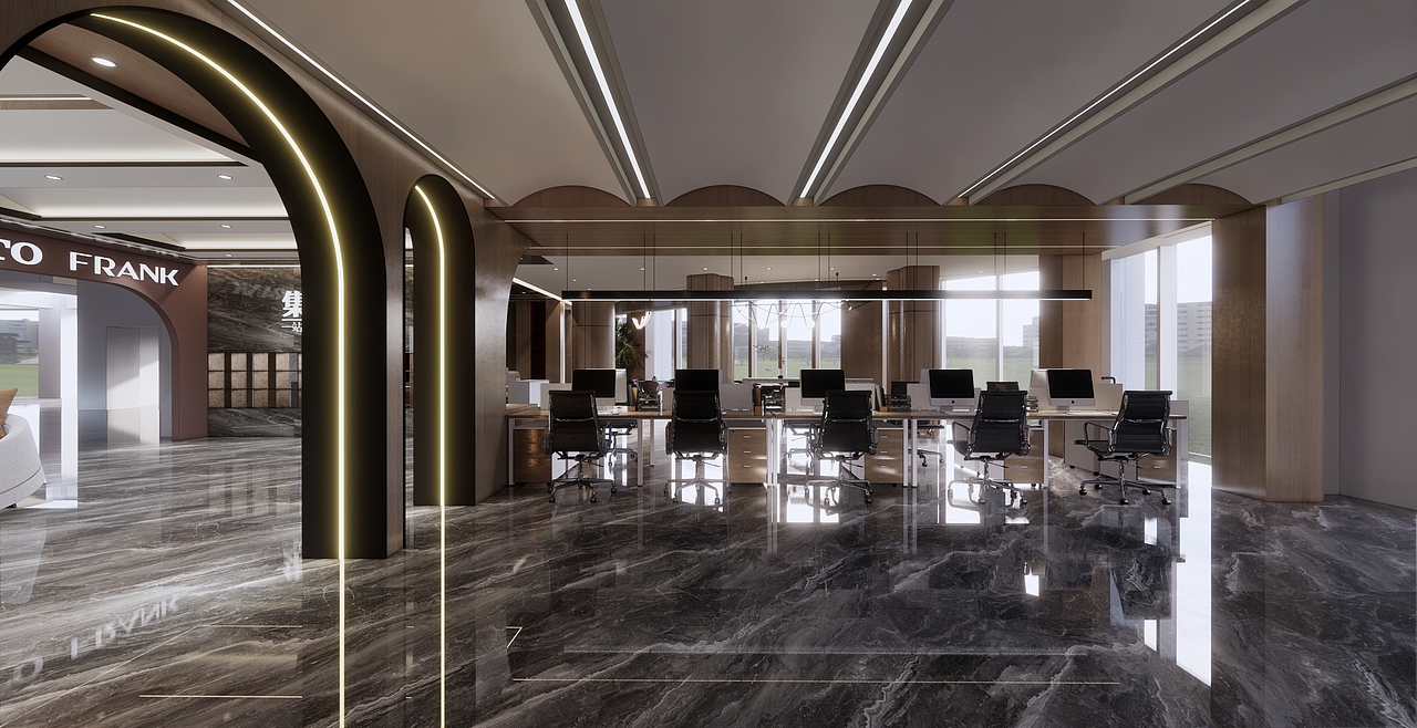 集美饰家安阳整装中心办公空间设计（图ZMjYzMTY3MDc2） - 商业空间设计 - 站酷设计师靖煜怒那原创素材 - 站酷ZCOOL