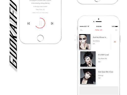 音樂播放界面（個人主頁-ZMTk5ODY5MzY=） - APP界面 - 站酷設計師肆舍貝武原創(chuàng)素材 - 站酷ZCOOL