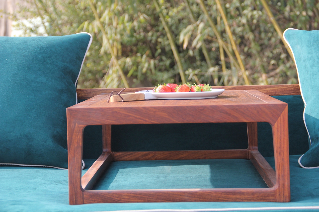 非洲草花梨罗汉床+禅椅三件套（图ZMTQ4NTU4MjIw） - 生活用品 - 站酷设计师lishengkai2013原创素材 - 站酷ZCOOL