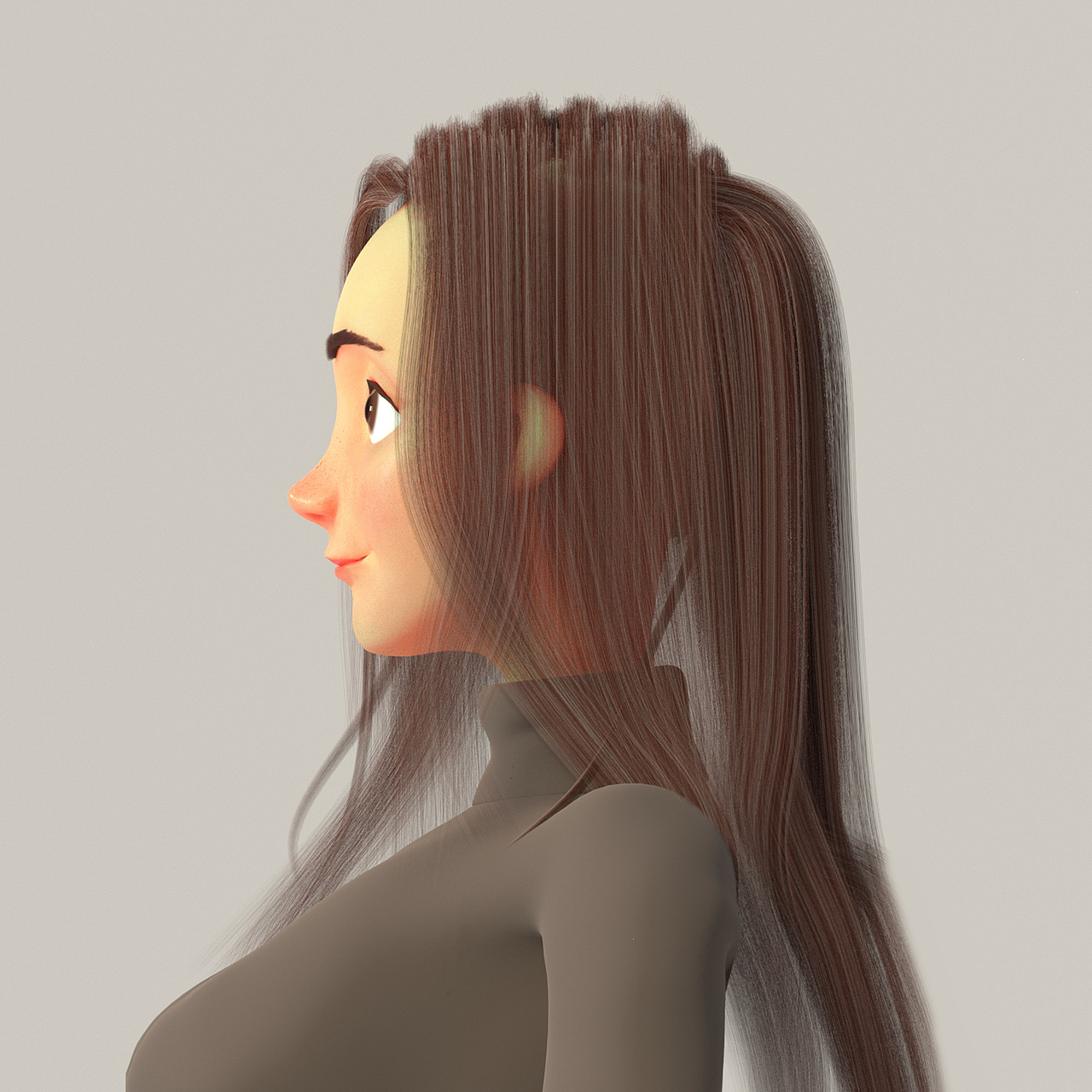 人物建模 | Aimee 可爱女孩（图ZMTM2NjkxMDY0） - 人物/生物 - 站酷设计师五天晴原创素材 - 站酷ZCOOL