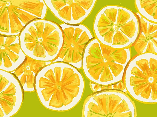 柠檬插画-创作习作494032年前月色插画-创作习作5002年前紫夜插画