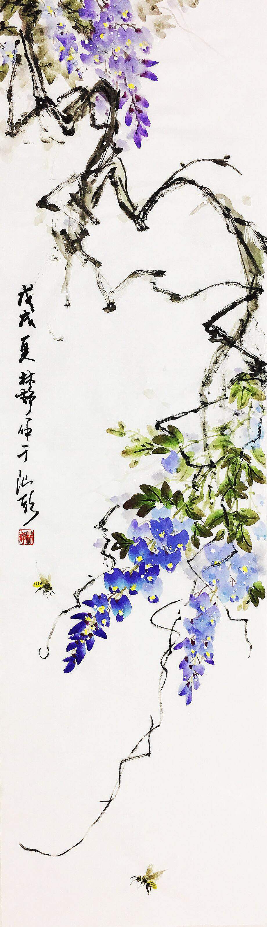 起舞（图ZMTk5NDQ0NTQw） - 绘画 - 站酷设计师林静书画原创素材 - 站酷ZCOOL