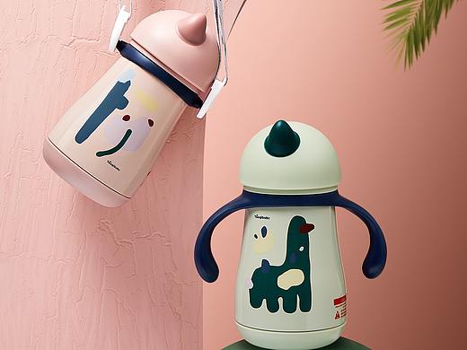 taoqibaby儿童保温杯KV图