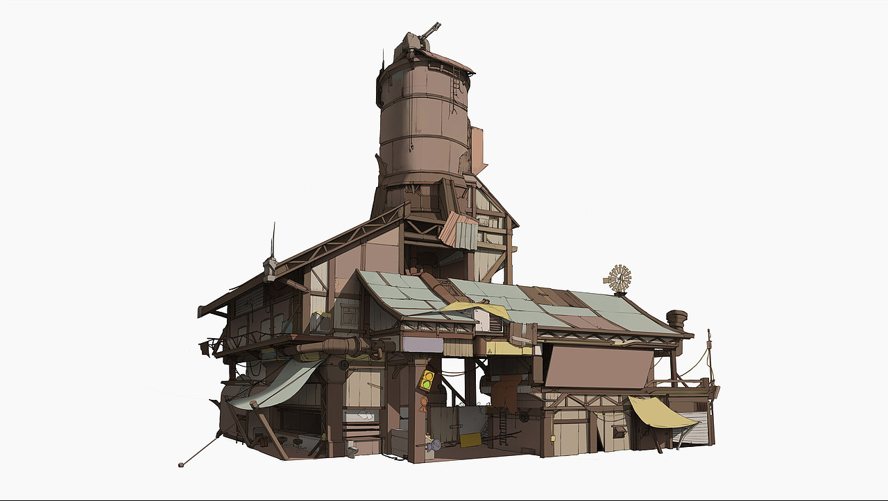 废土公路驿站 (desert expressway service area)