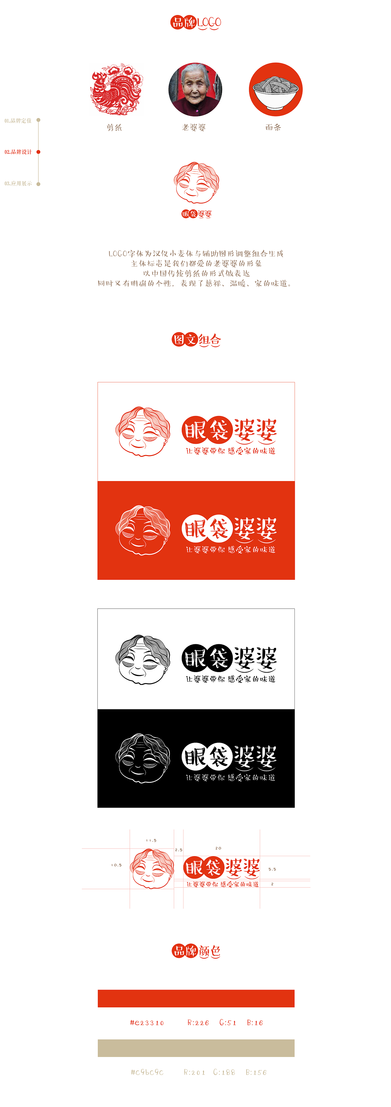 原创作品——眼袋婆婆 餐饮品牌设计