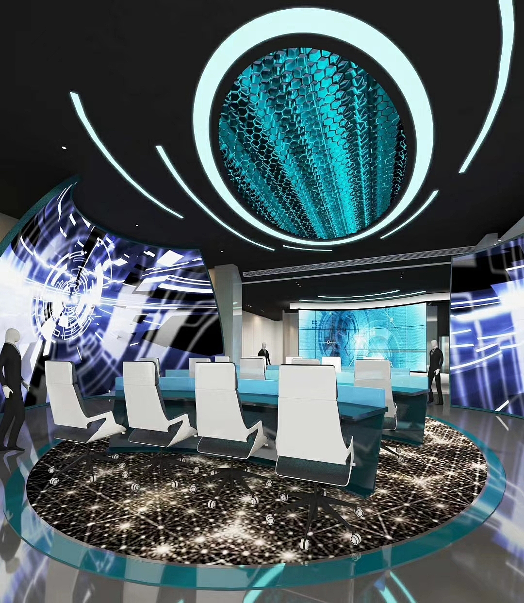 科技展厅效果图