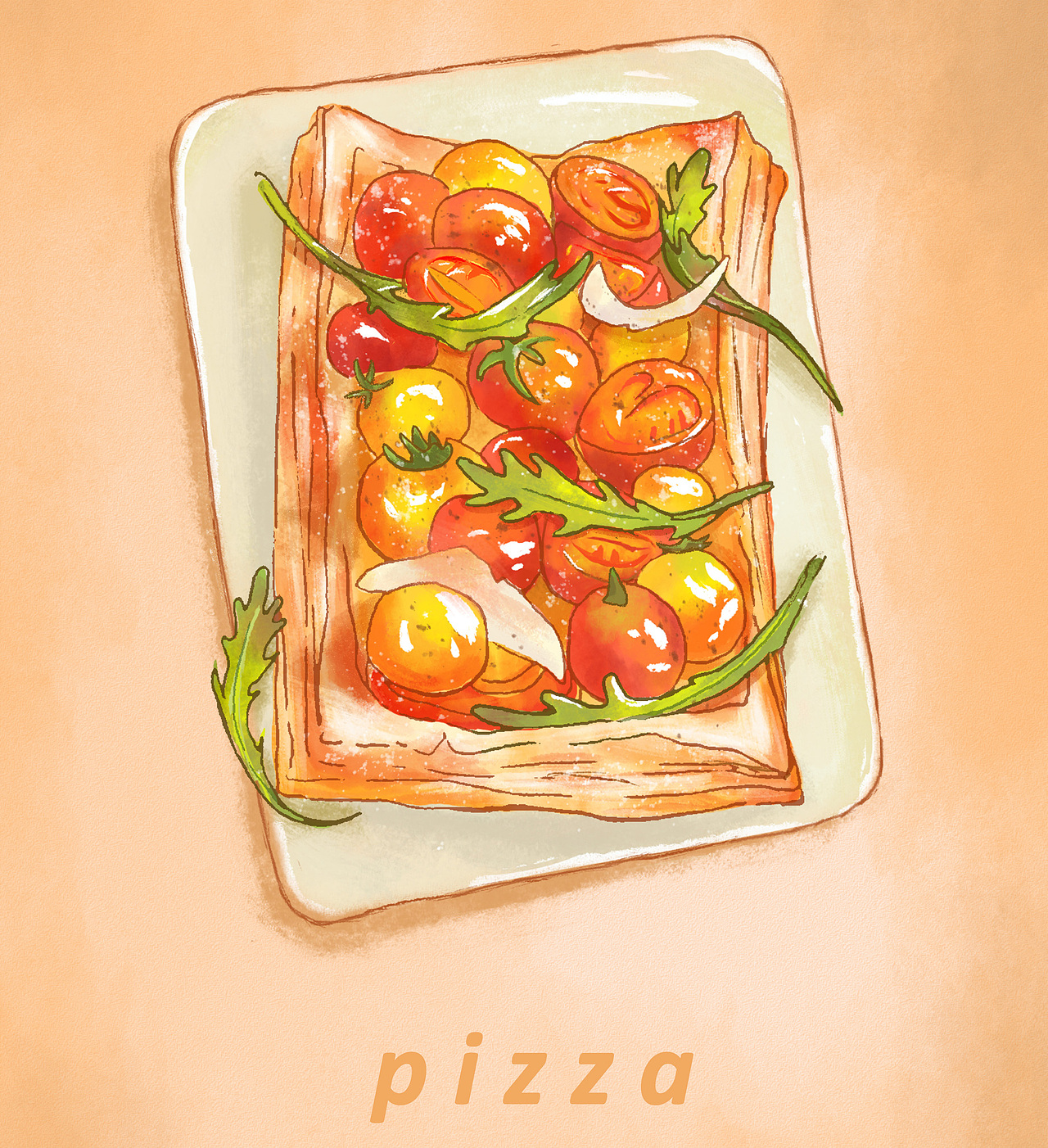 餐饮美食披萨插画（图ZMjc4MjE2MzUy） - 创作习作 - 站酷设计师njmumetc原创素材 - 站酷ZCOOL